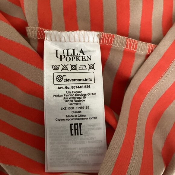 NWT Ulla Popken Top Colorful Striped Relaxed Fit Stretch Knit Plus Sz 24/26 269D - Picture 7 of 9